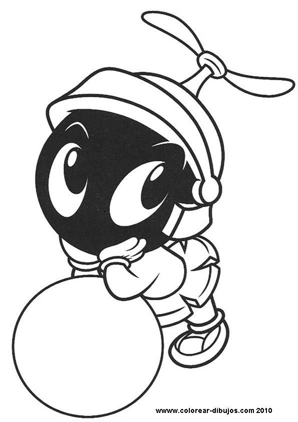Coloriage de personnages des Looney Tunes en pleine aventure
