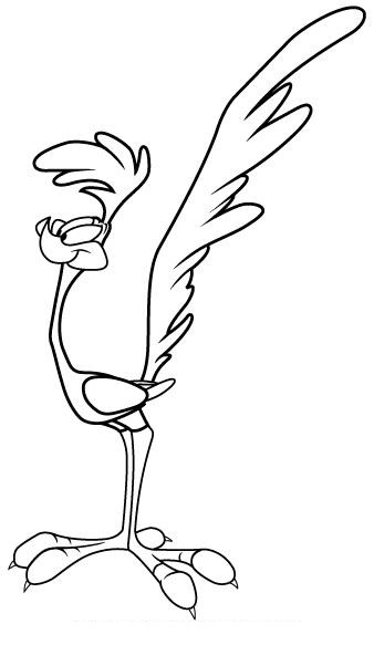 Coloriage des personnages de Looney Tunes en pleine aventure