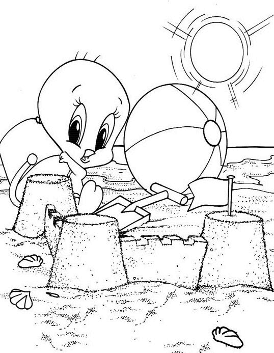 Scène de Looney Tunes avec Bugs Bunny et Daffy Duck en pleine interaction