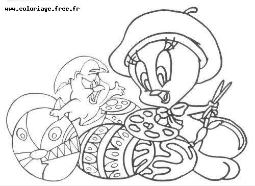 Les personnages de Looney Tunes s'amusent dans un décor animé