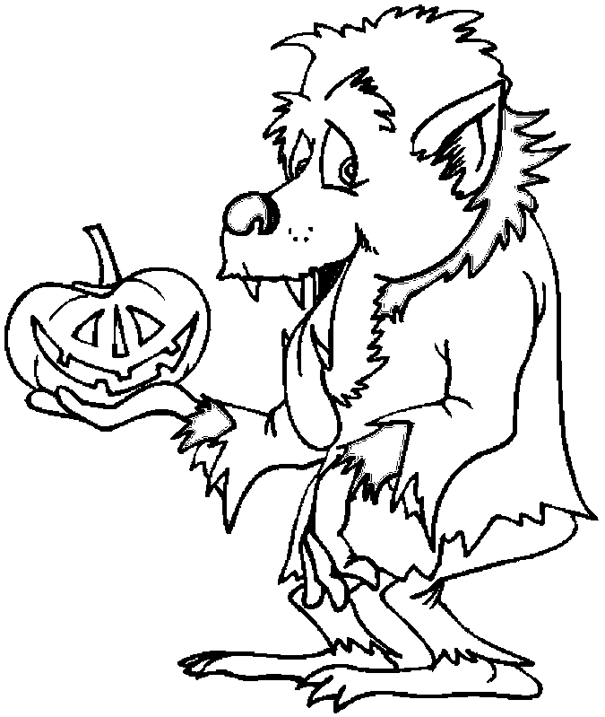 Un loup-garou rugissant sous la pleine lune dans la forêt