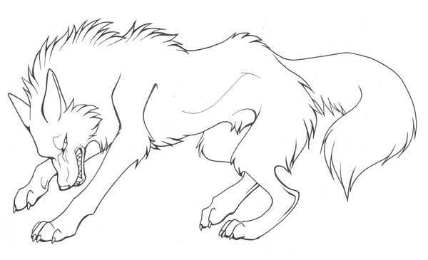 Un loup majestueux dans un paysage forestier