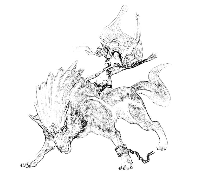 Un loup majestueux dans la forêt