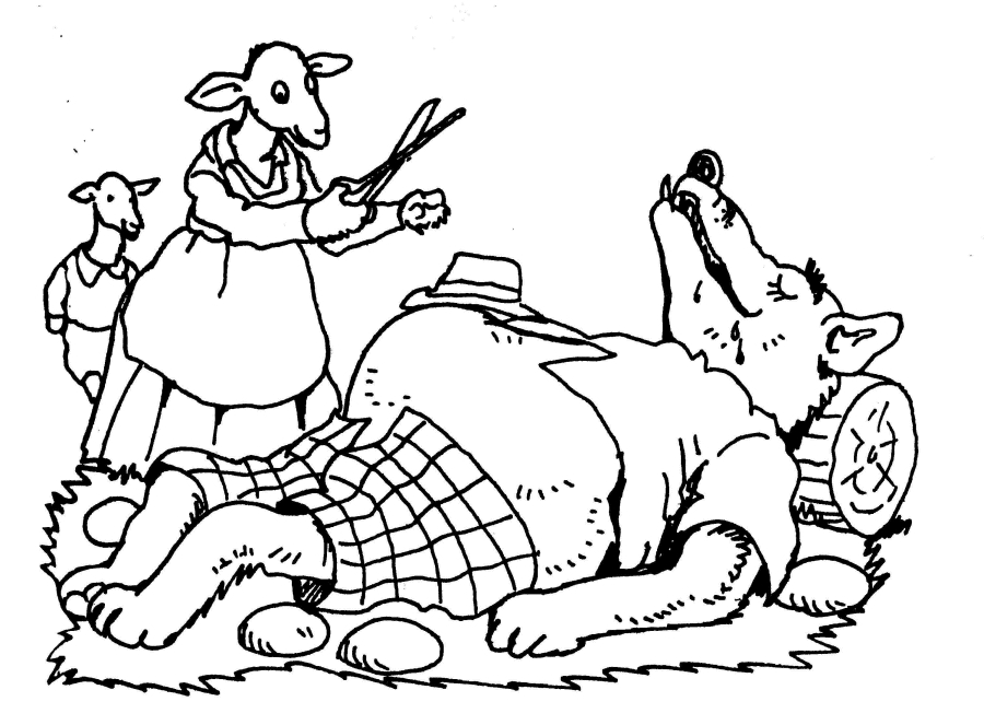 Coloriage d'un loup majestueux dans son habitat naturel