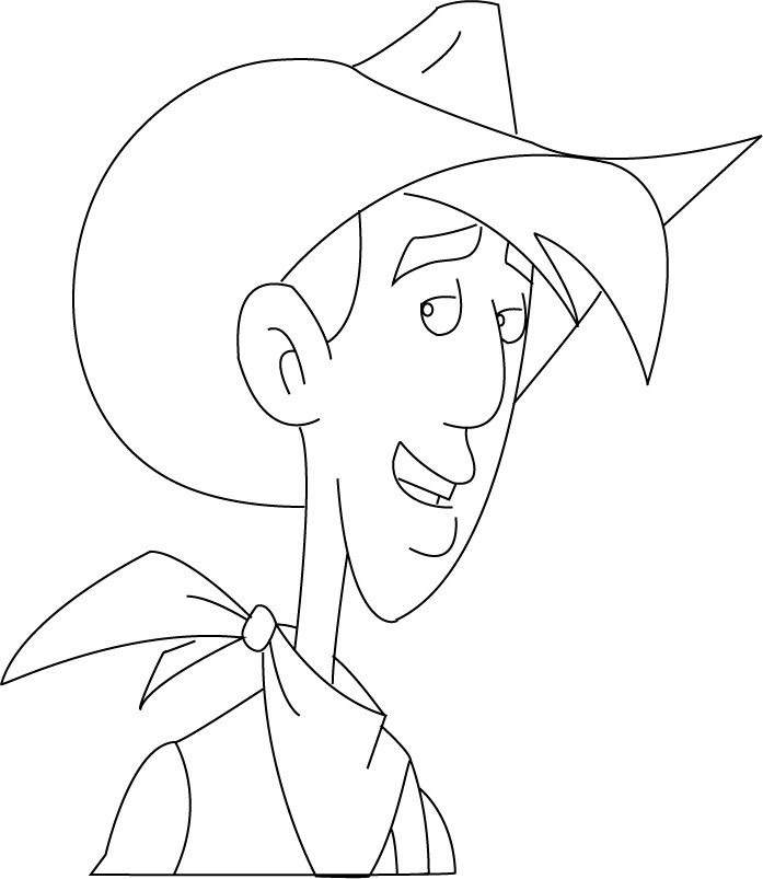 Lucky Luke chevauche son cheval dans le désert