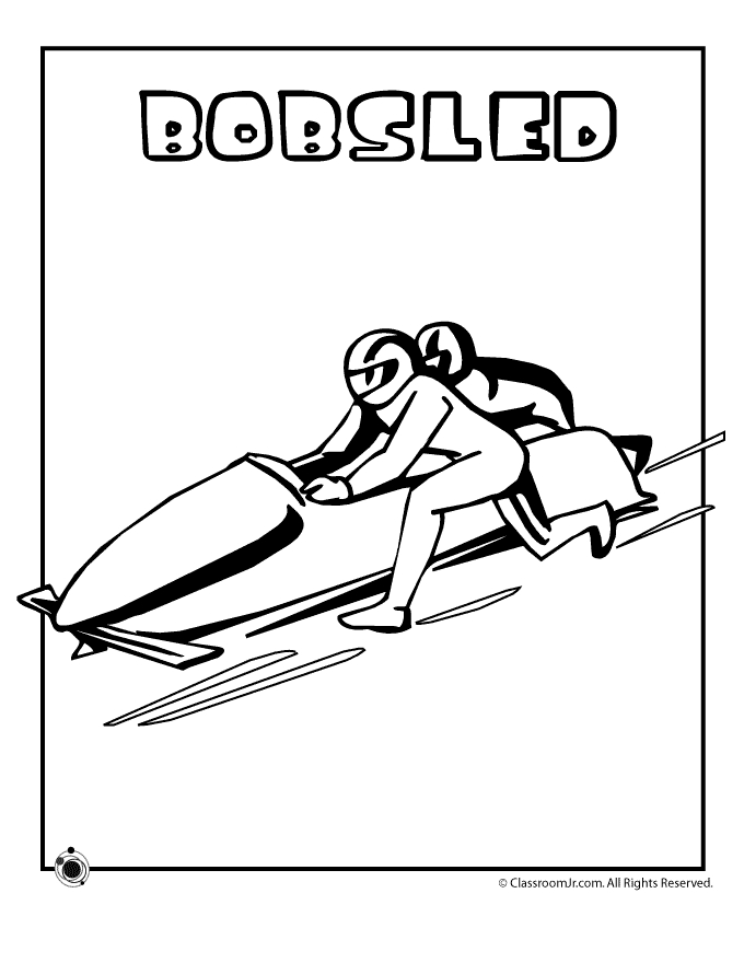 Un enfant s'amusant sur une luge dans un paysage hivernal