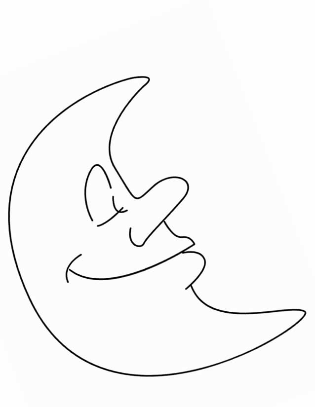 Coloriage Lune #33275 à imprimer Coloriage Lune #33275 à imprimer