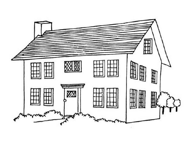 Coloriage Maison #11773 à imprimer Coloriage Maison #11773 à imprimer