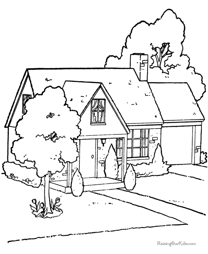 Coloriage Maison #11778 à imprimer Coloriage Maison #11778 à imprimer