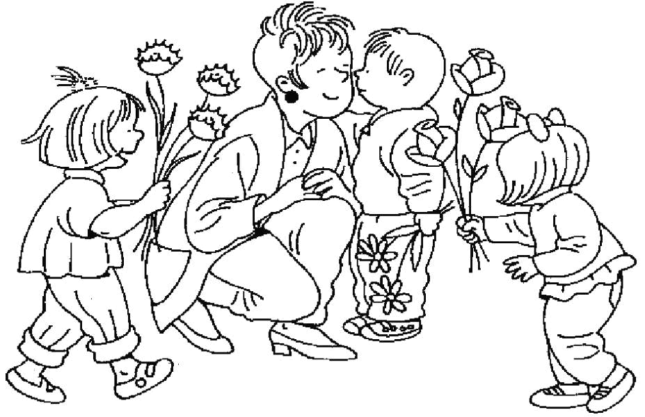 Une maman et son enfant en pleine activité de coloriage