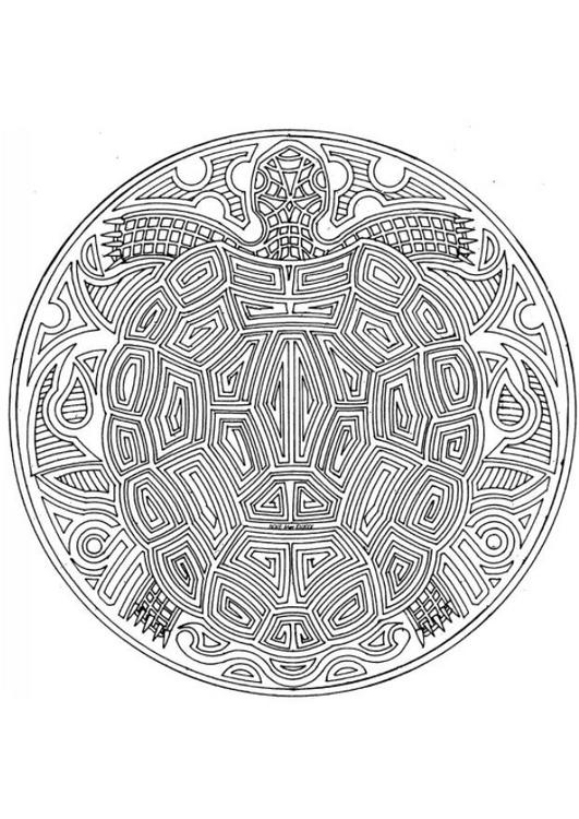 Coloriage de mandalas animaliers avec motifs géométriques Coloriage de mandalas animaliers avec motifs géométriques