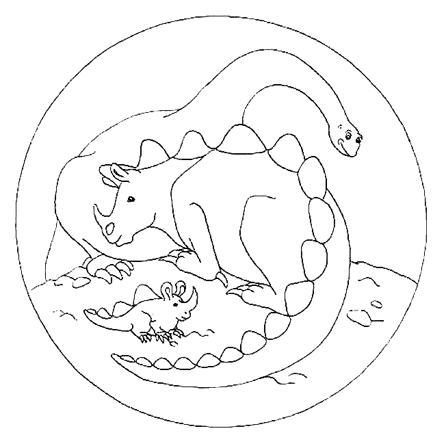 Coloriage de mandalas animaux ornés et détaillés