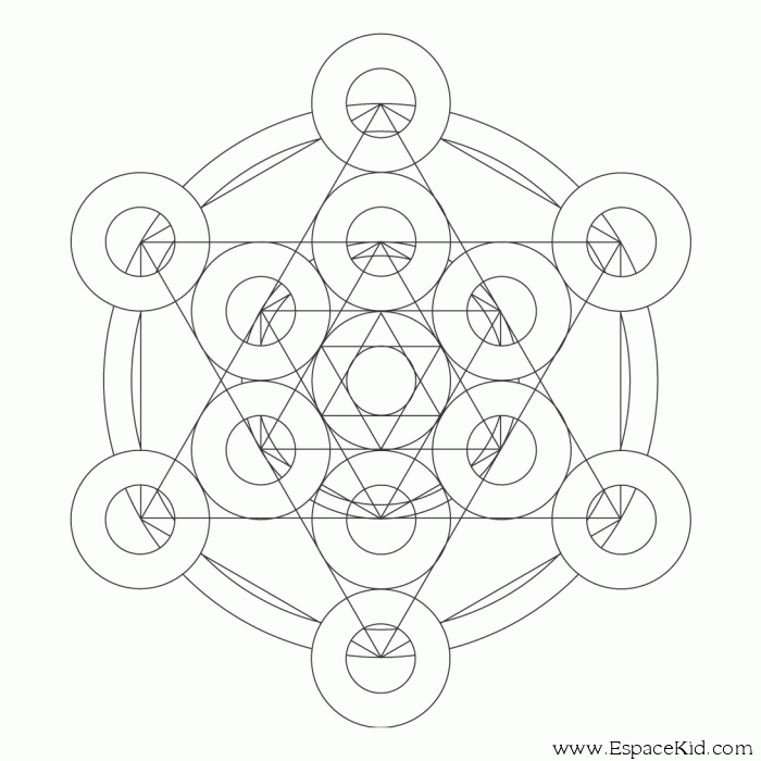 Coloriage de mandalas en forme d'étoile avec motifs variés