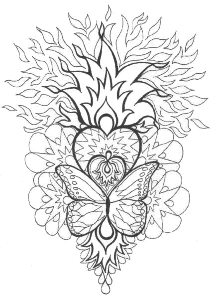 Coloriage d'un mandala en forme de papillon avec motifs variés Coloriage d'un mandala en forme de papillon avec motifs variés