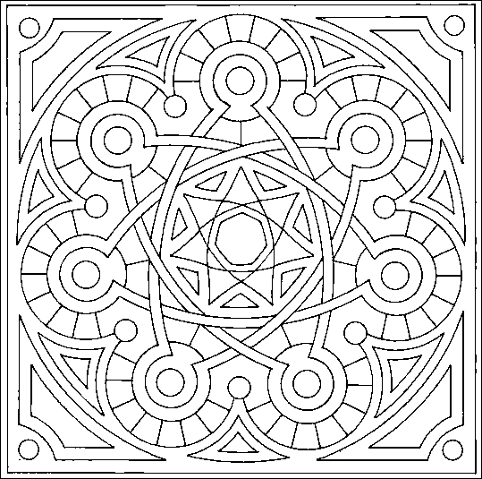Mandalas pour enfants à colorier avec des motifs variés