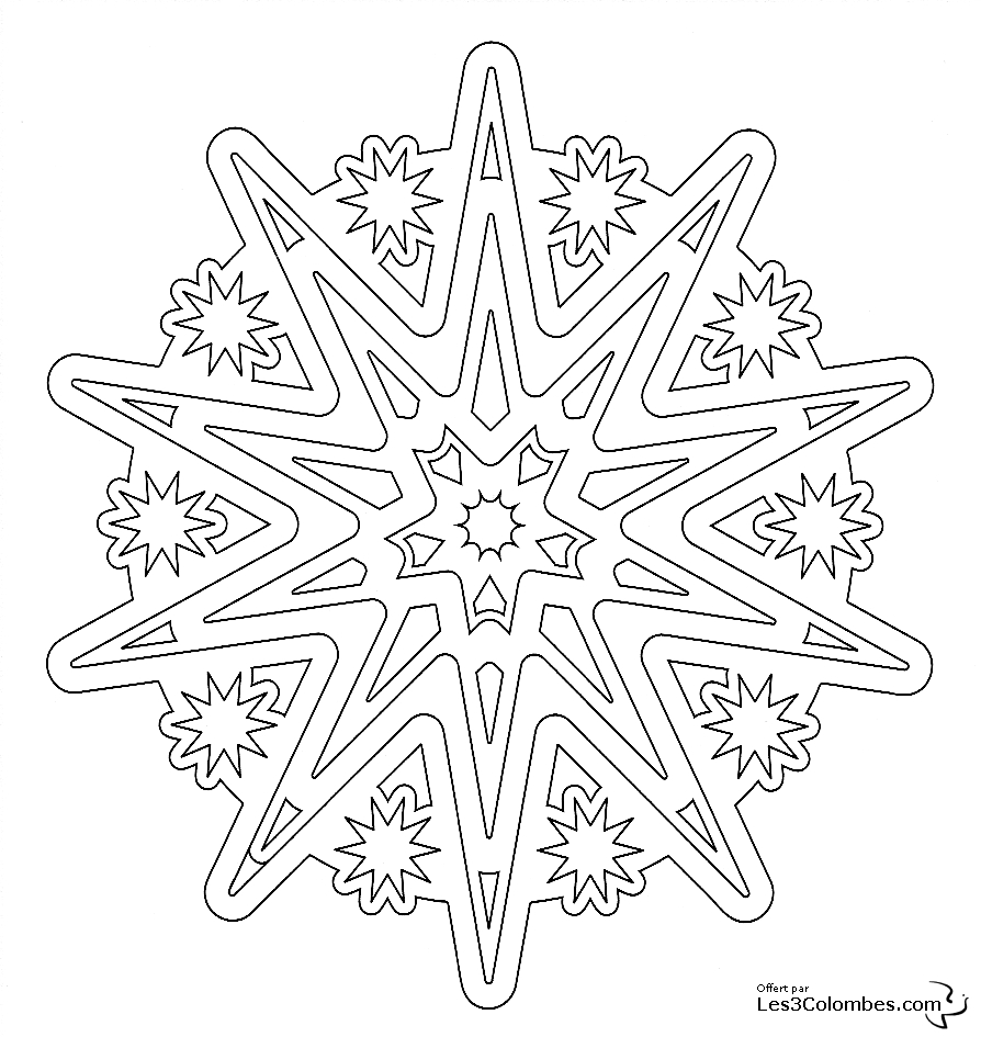 Coloriage de mandalas pour enfants avec motifs floraux et géométriques