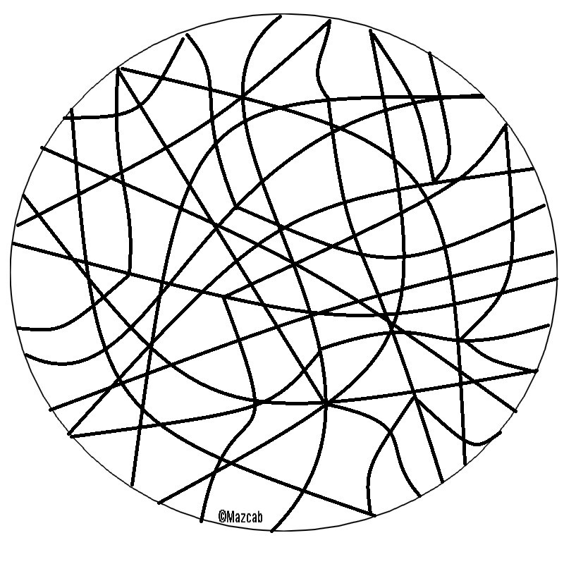 Coloriage d'un mandala pour enfants avec motifs floraux et géométriques