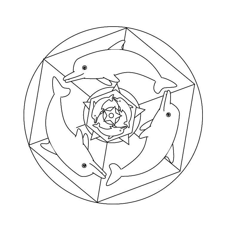 Coloriage de mandalas pour enfants avec des motifs variés et symétriques