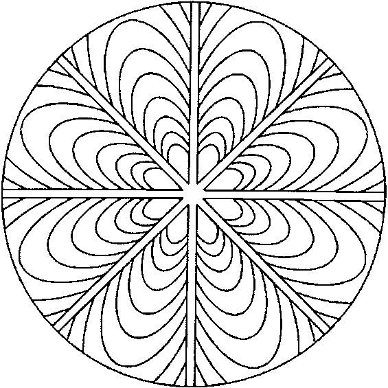 Mandalas pour enfants à colorier avec motifs variés