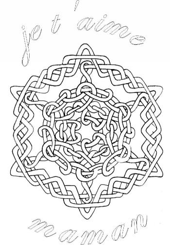 Mandalas à colorier pour enfants avec motifs géométriques