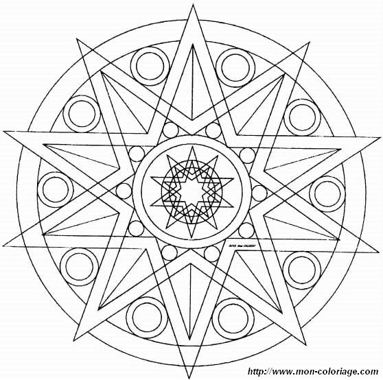 Mandalas pour enfants à colorier avec des motifs variés