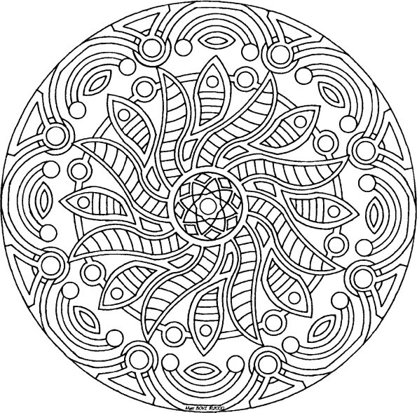 Mandalas originaux à colorier avec motifs variés Mandalas originaux à colorier avec motifs variés