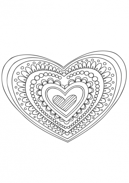 Coloriage d'un mandala complexe avec motifs variés Coloriage d'un mandala complexe avec motifs variés