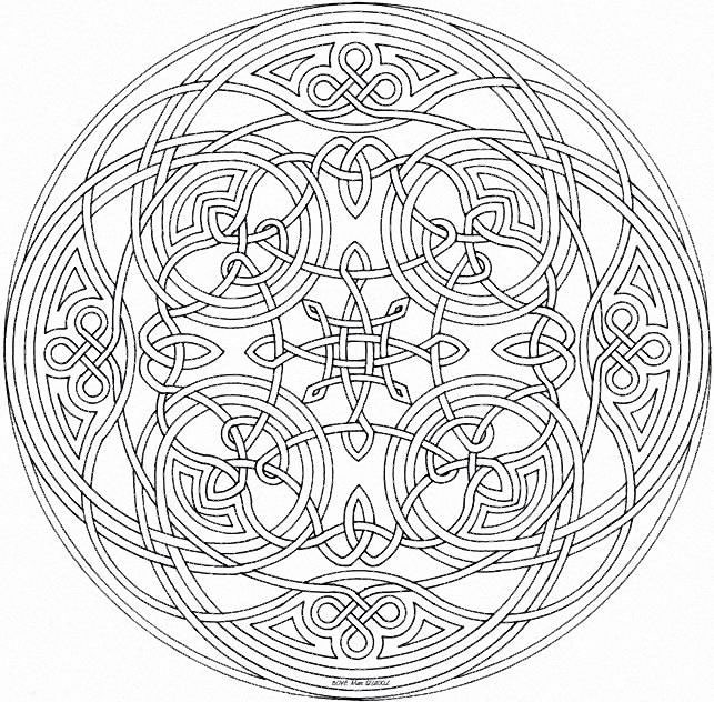Mandalas à colorier avec motifs floraux et géométriques Mandalas à colorier avec motifs floraux et géométriques