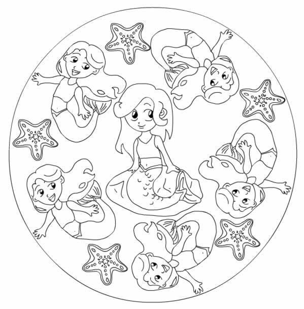 Coloriage de mandalas ornés avec des motifs géométriques et floraux