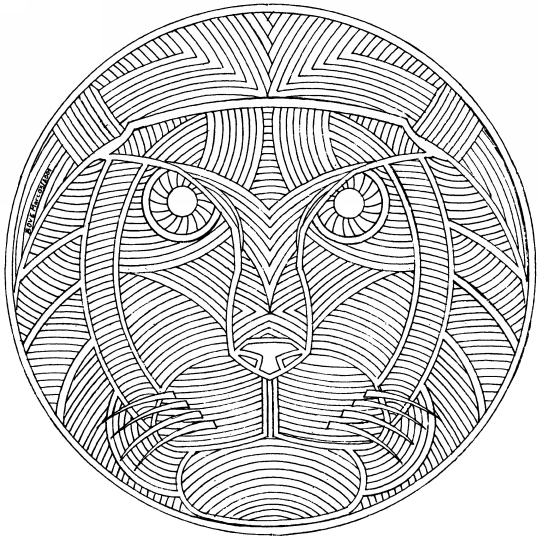 Mandala complexe à colorier avec motifs géométriques Mandala complexe à colorier avec motifs géométriques
