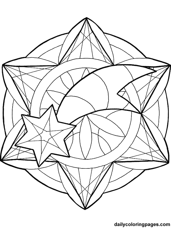 Coloriage de mandalas avec motifs géométriques et floraux Coloriage de mandalas avec motifs géométriques et floraux