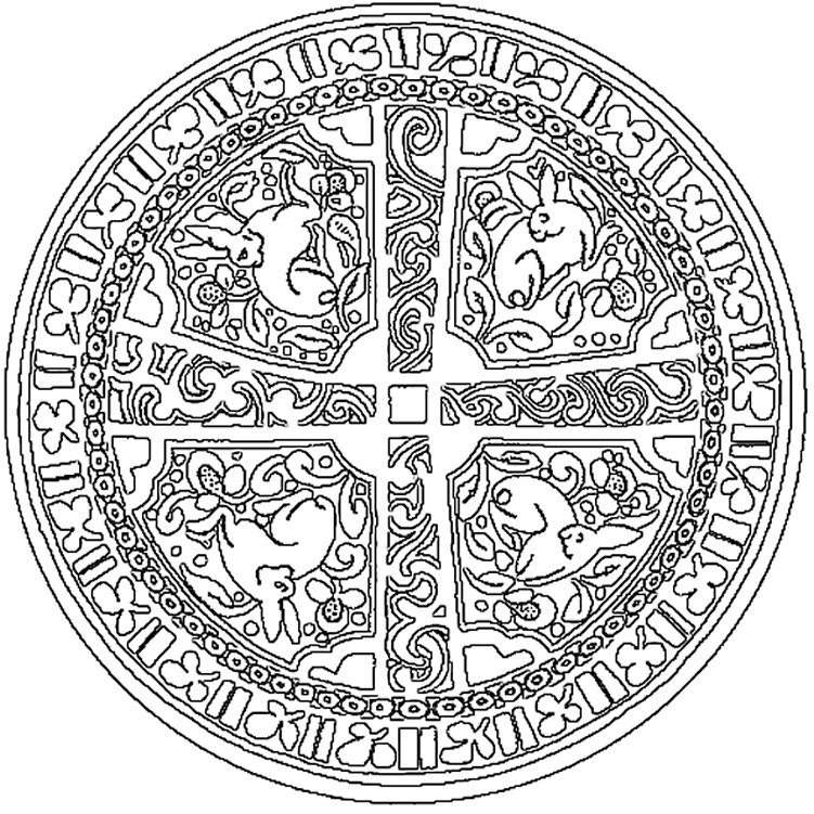 Coloriage de mandalas avec motifs floraux et géométriques
