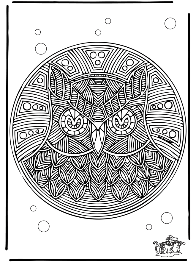 Mandalas à colorier avec motifs géométriques et floraux
