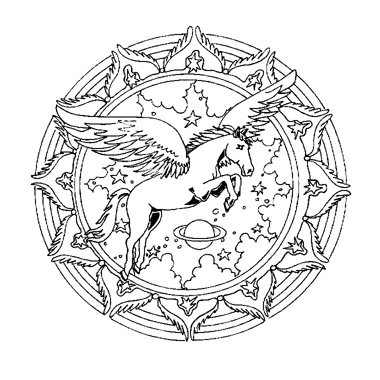 Coloriage de mandalas originaux avec motifs géométriques Coloriage de mandalas originaux avec motifs géométriques