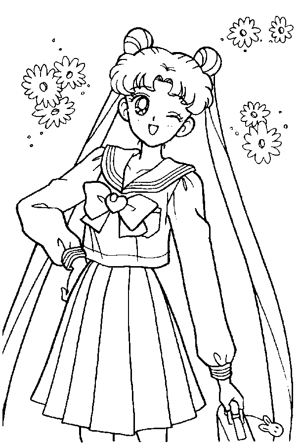 Un jeune personnage manga en pleine action avec un décor dynamique