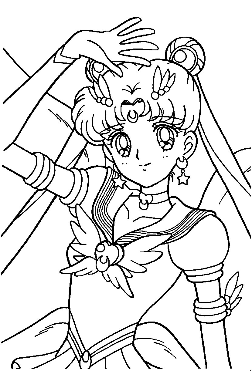 Personnage de manga avec expression dynamique dans un décor stylisé