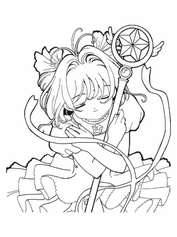 Personnage de manga en pleine action sur un fond dynamique