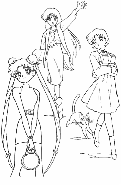 Un personnage de manga en pleine action avec un décor stylisé