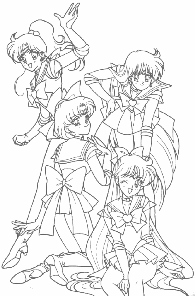 Un groupe de personnages de mangas en pleine action dans un décor urbain