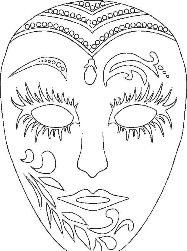 Personnages masqués célébrant Mardi Gras au milieu de décorations festives