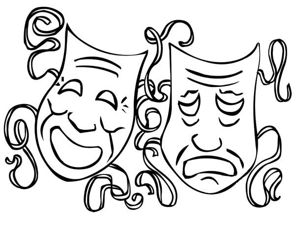 Scène festive de Mardi Gras avec masques et décorations colorées