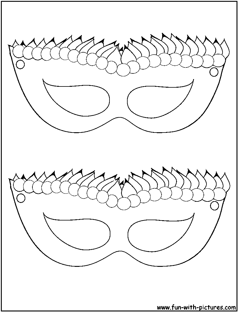 Scène festive de Mardi Gras avec un personnage masqué et des éléments décoratifs