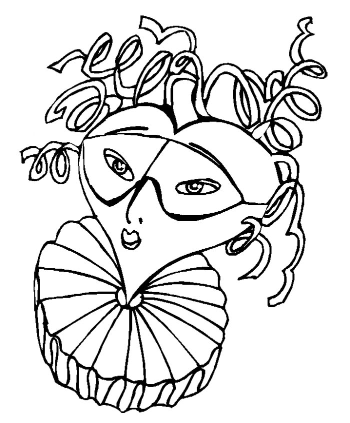 Un carnaval joyeux avec des masques et des confettis