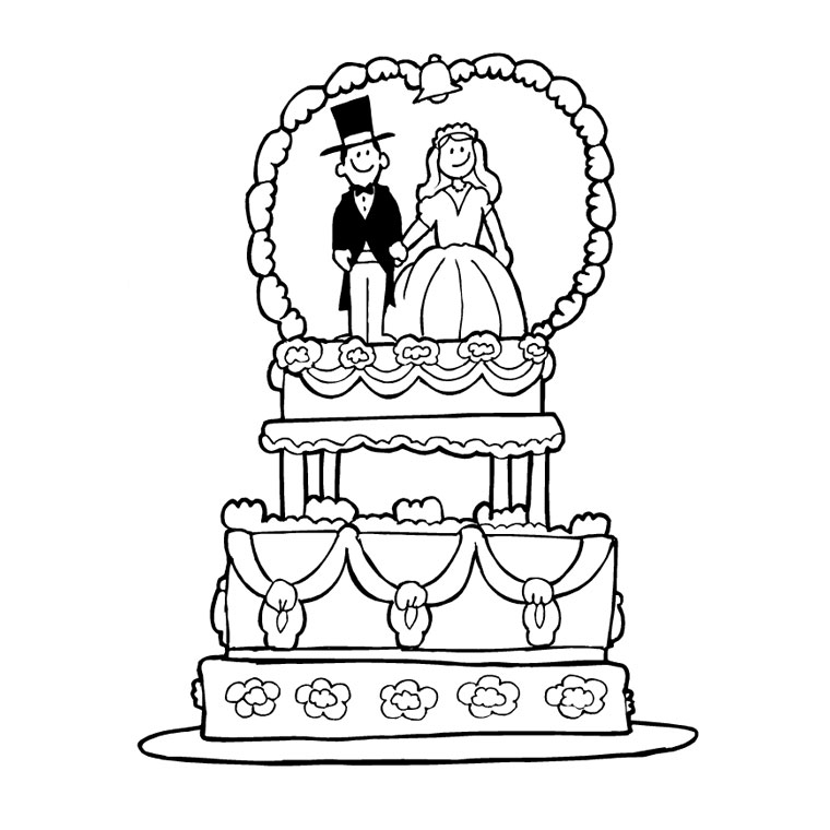 Un couple en train de célébrer leur mariage dans un décor romantique