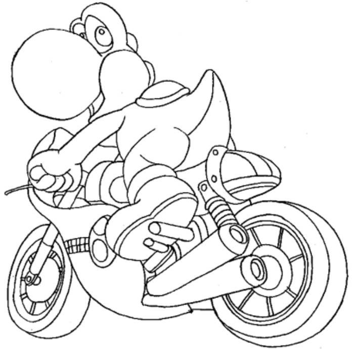 Mario et ses amis en pleine course sur un circuit de Mario Kart