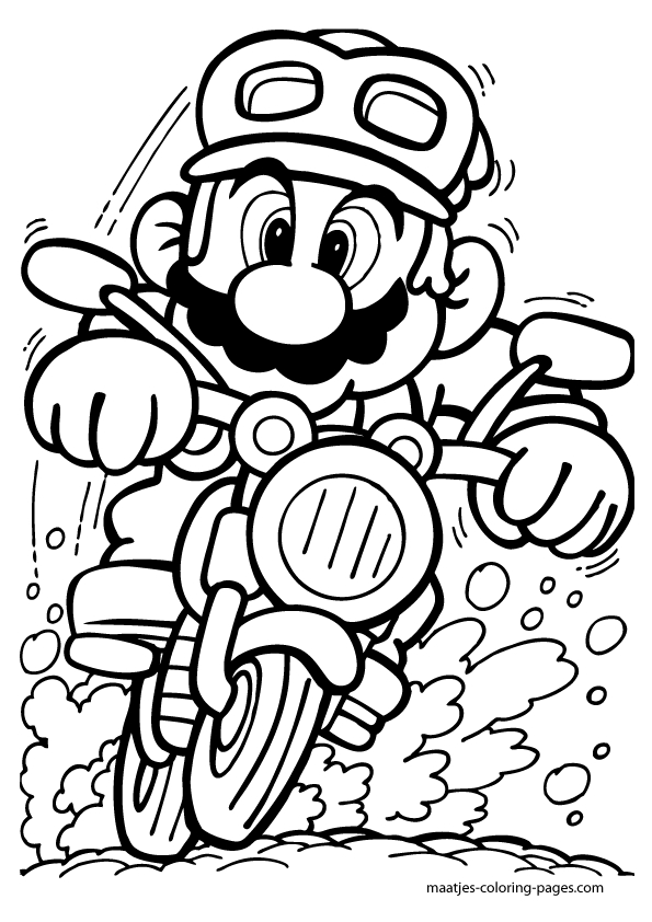 Scène de course de Mario Kart avec personnages et véhicule emblématique