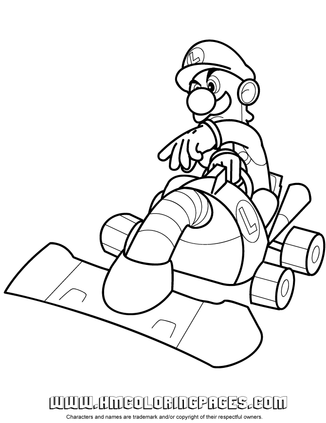 Mario et ses amis en pleine course sur le circuit