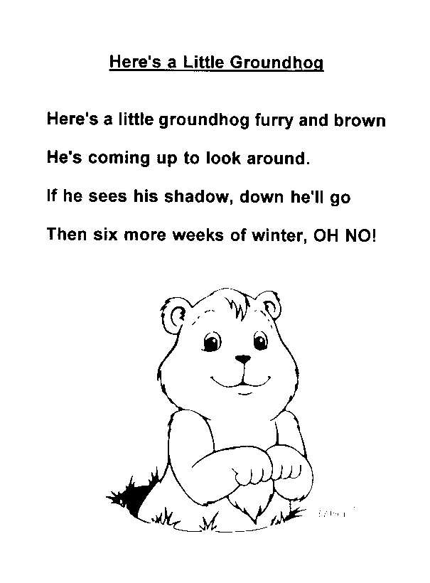 Coloriage d'une marmotte dans son habitat naturel