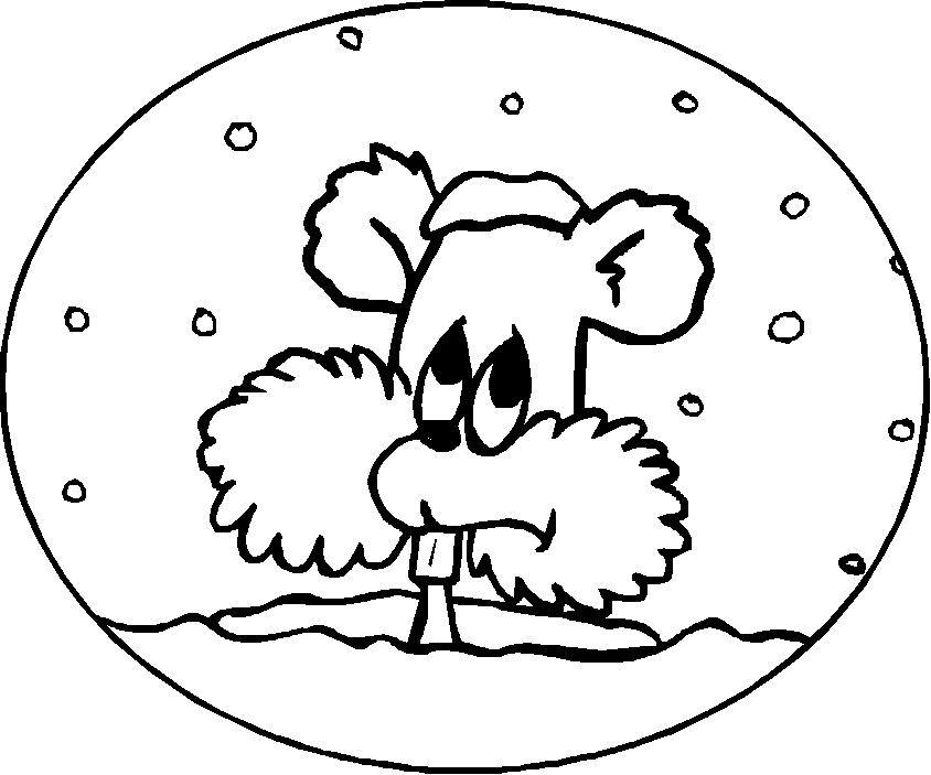 Coloriage d'une marmotte sur un fond naturel