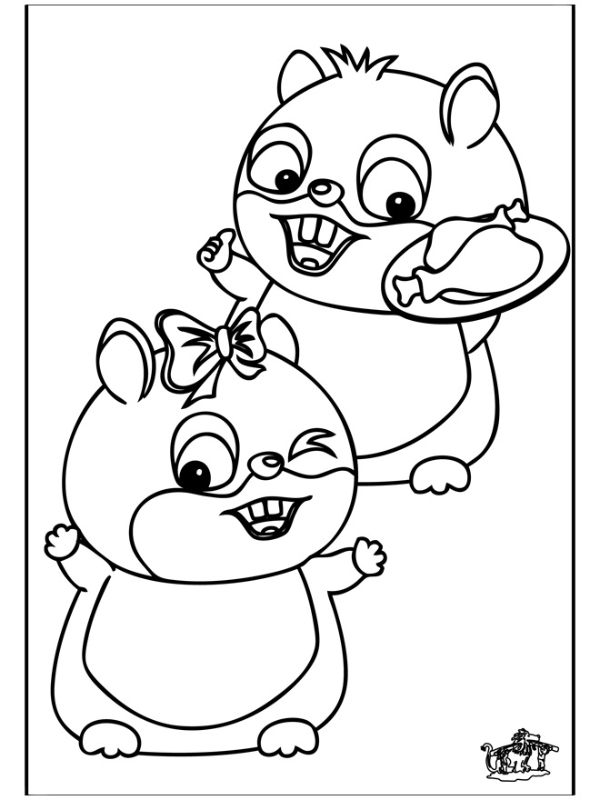 Coloriage d'une marmotte se reposant sur un rocher dans un paysage naturel